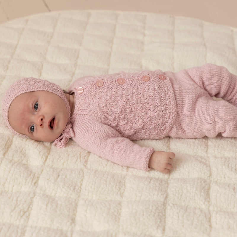 Strikk The Look: Knot hentesett lys rosa