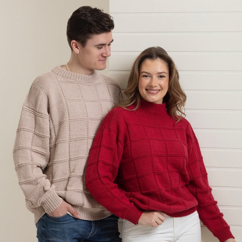 Strikk The Look: Kratt- genser rød