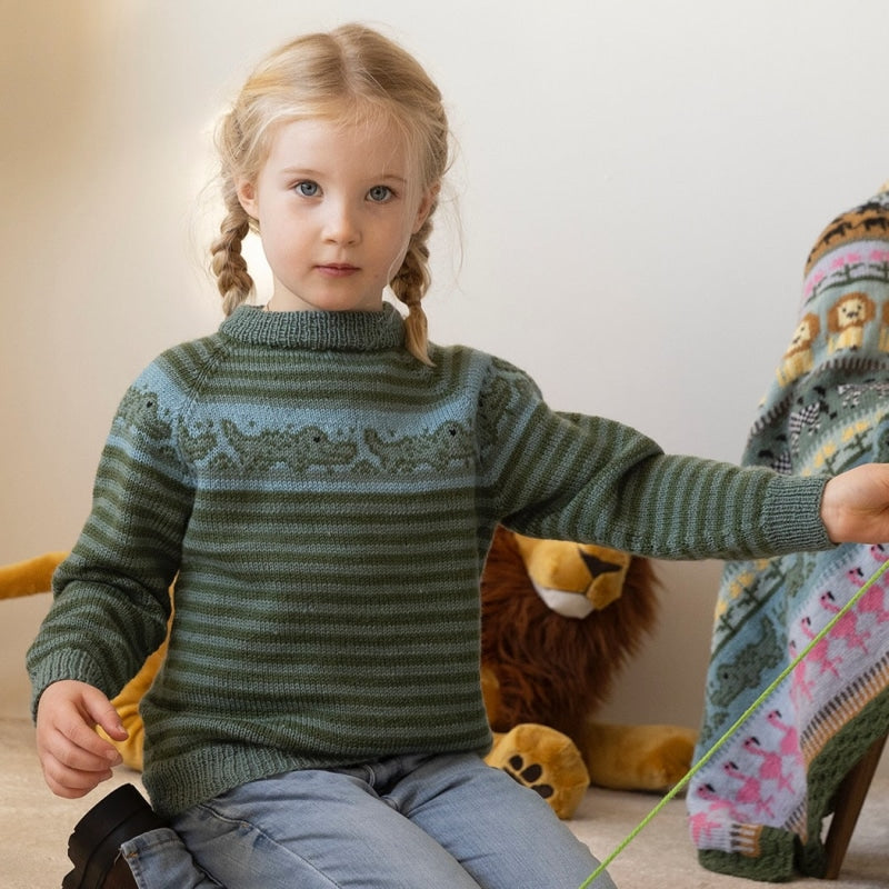 Strikk The Look: Krokodille-genser