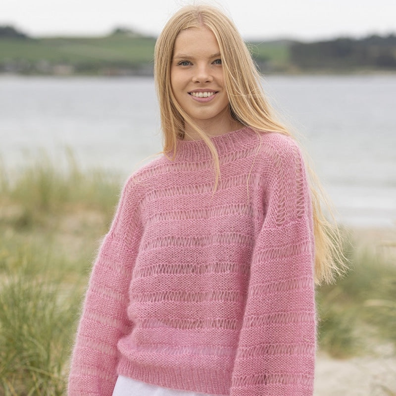 Strikk The Look: Laven-genser rosa