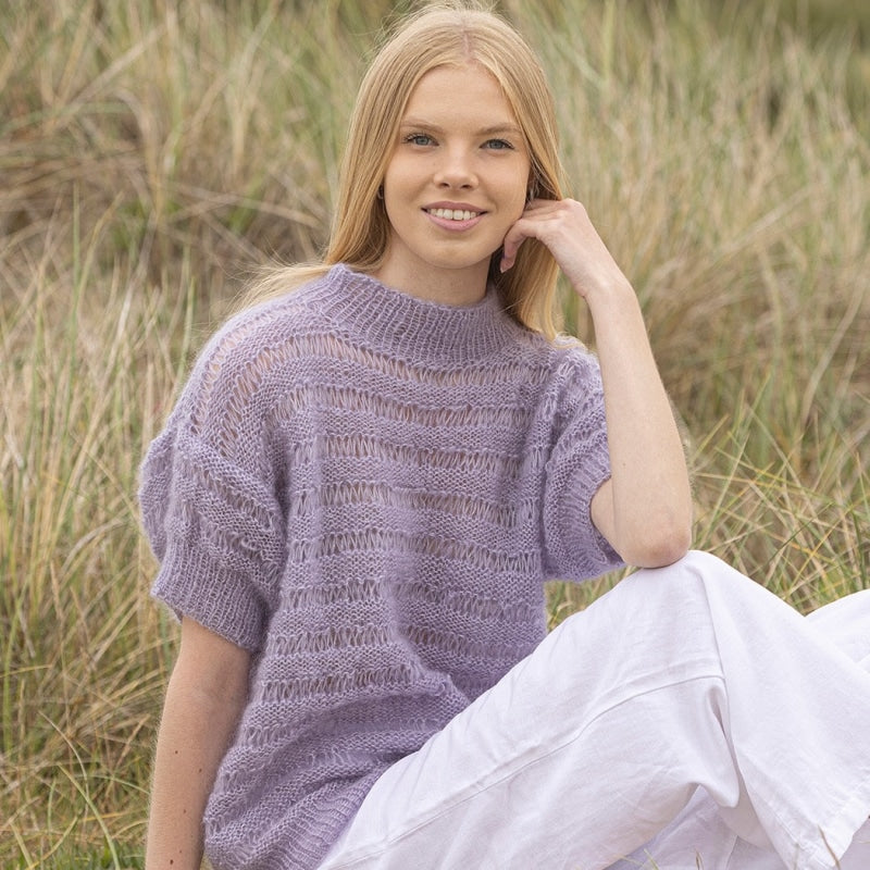 strikk The Look: Laven-topp lavendel