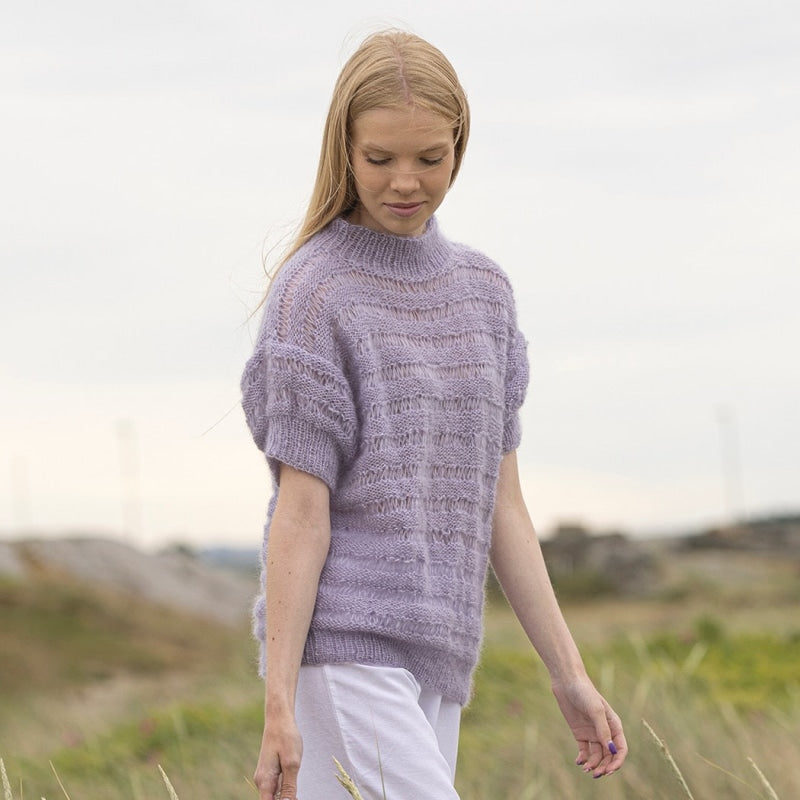 strikk The Look: Laven-topp lavendel