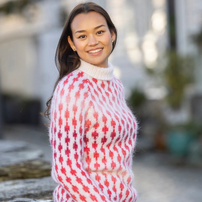 Strikk The Look: Livea-genser hvit