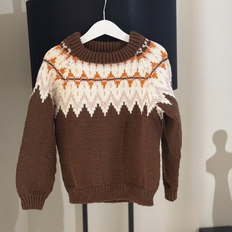 Strikk The Look: Lofoten-genser barn