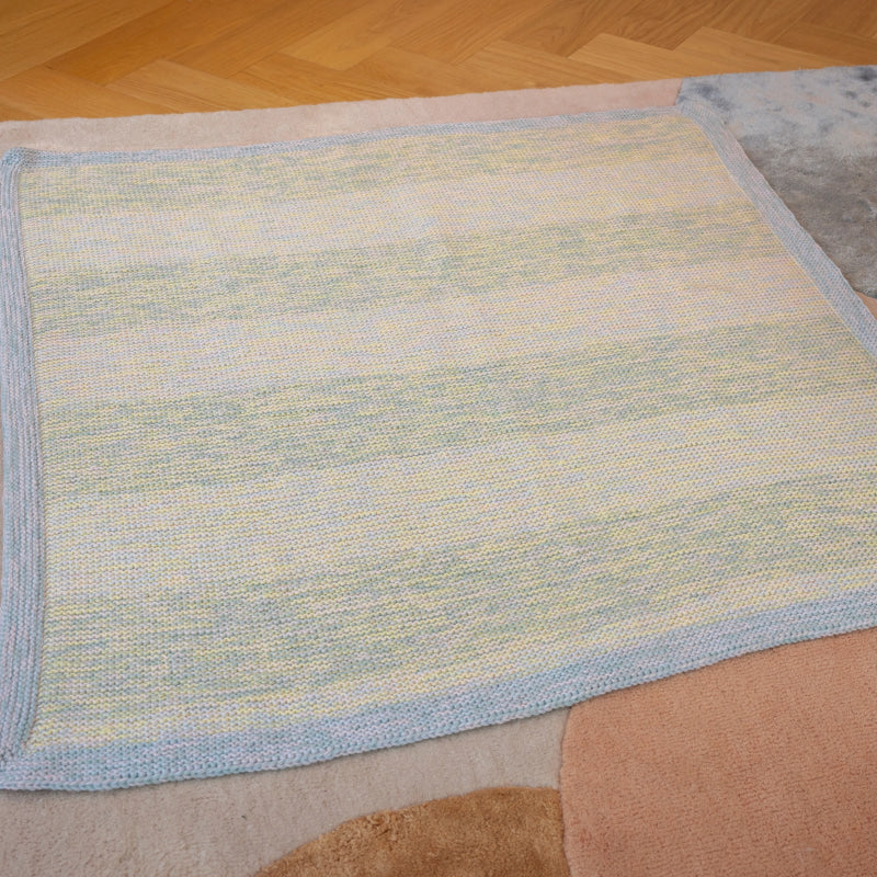 Strikk The look: Lunden krabbe/vektteppe 100 x 100 cm Tmp