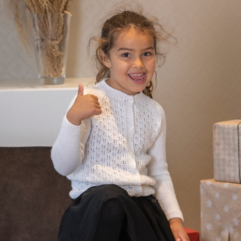 Strikk The Look: Maijas-jakke hvit