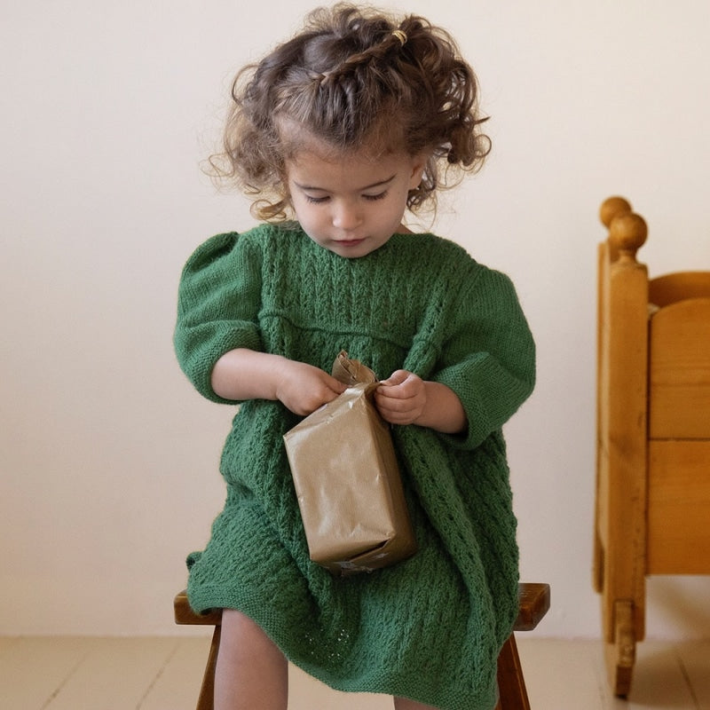 Strikk The Look: Maijas-kjole grønn