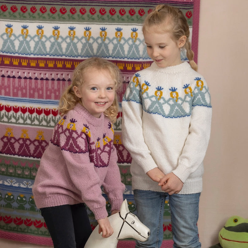 Strikk The Look: Marielle-genser rosa