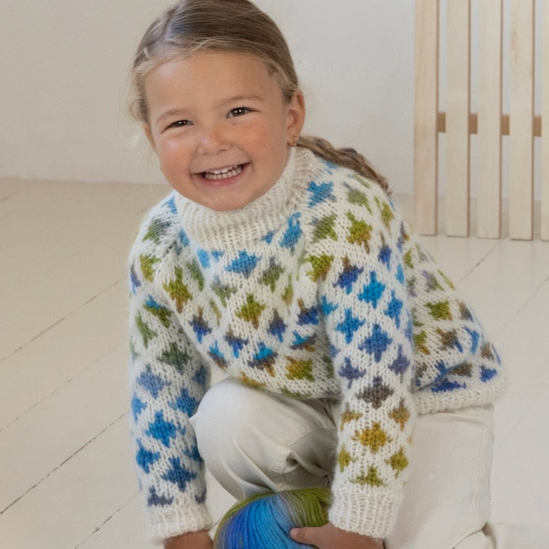 Strikk The Look: Mill-genser barn