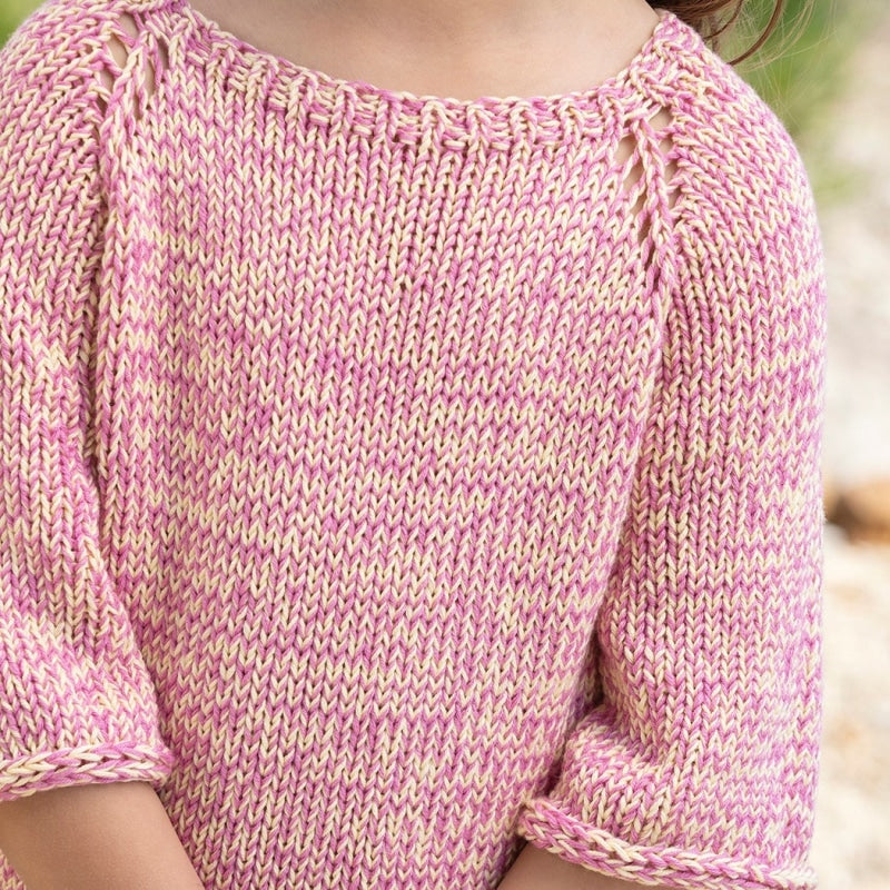 Strikk The Look: Parla-kjole rosa-gul