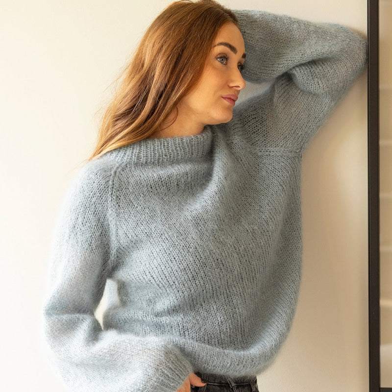 Strikk The Look: Petrolia-genser