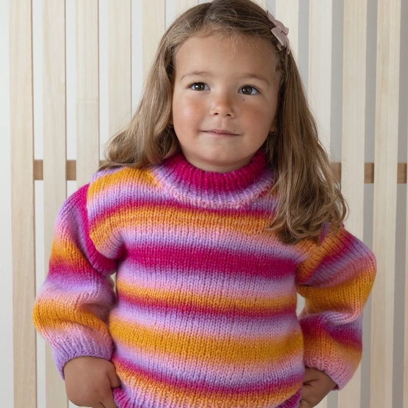 Strikk The Look: Pinky-genser, barn