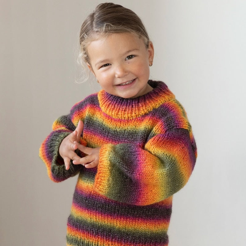 Strikk The Look:  Pinky-genser, barn