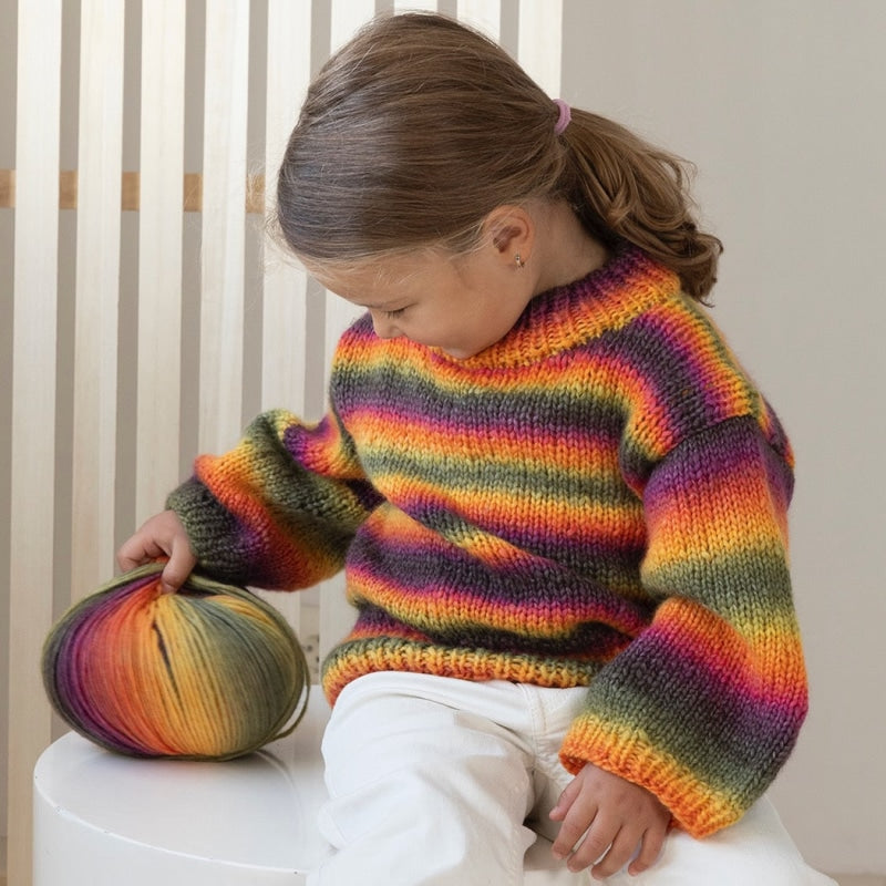 Strikk The Look:  Pinky-genser, barn