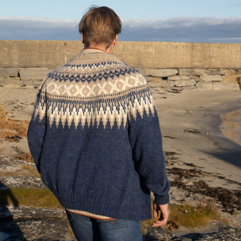 Strikk The Look: Rallar-jakke blå