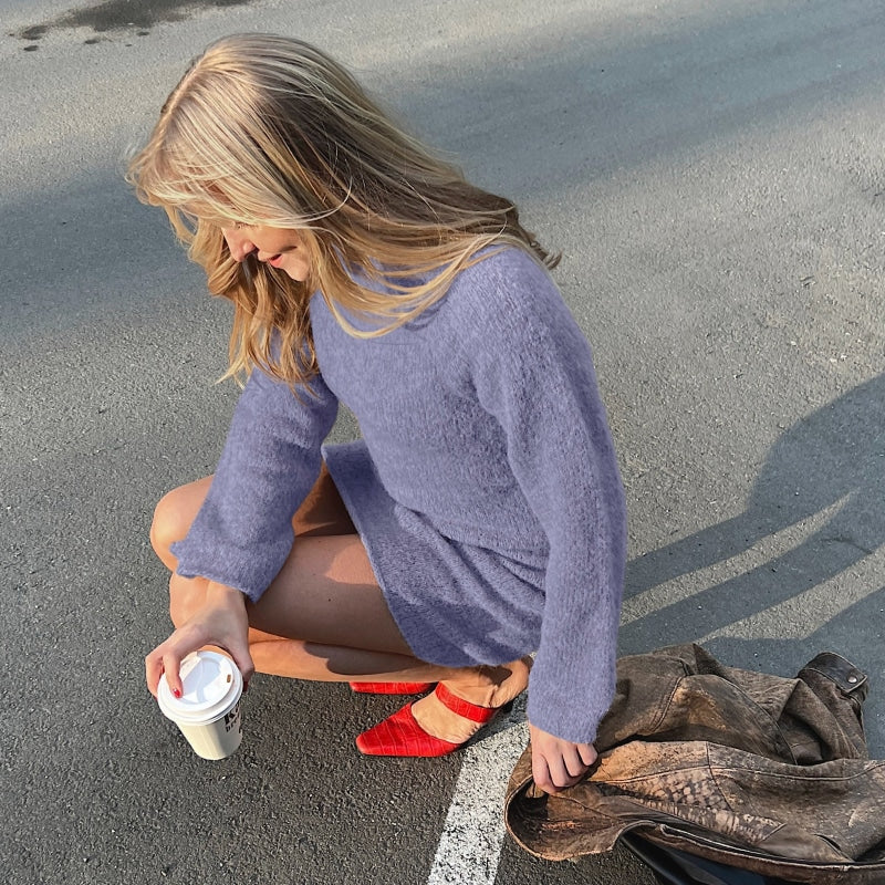 Strikk The Look: Rubina-kjole lilac