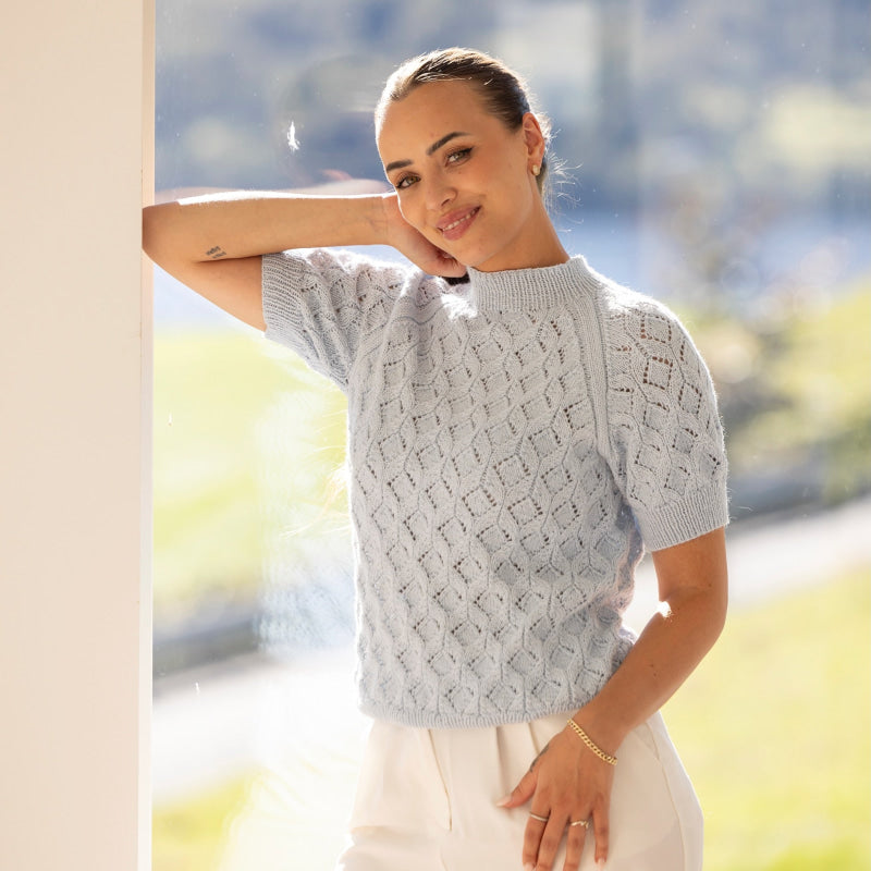 Strikk The Look: Sarbuvollen-topp