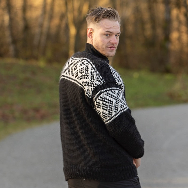 Strikk The Look: Setesdal-genser modell Dreng