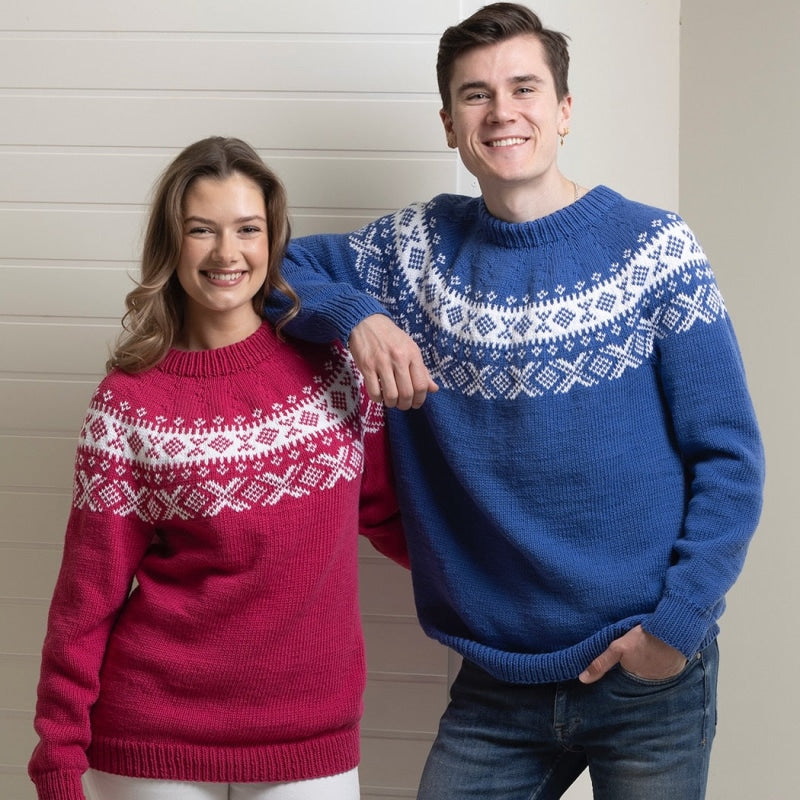 Strikk The Look: Sildre-genser cerise