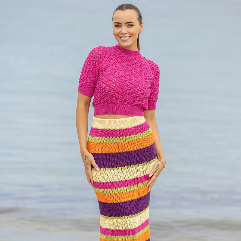 Strikk The Look: Solvik-skjørt by Mie Cappelen