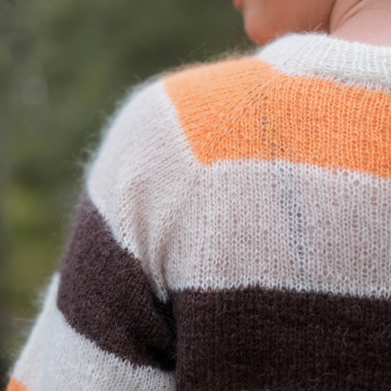 Strikk The Look: Tvist-genser brun