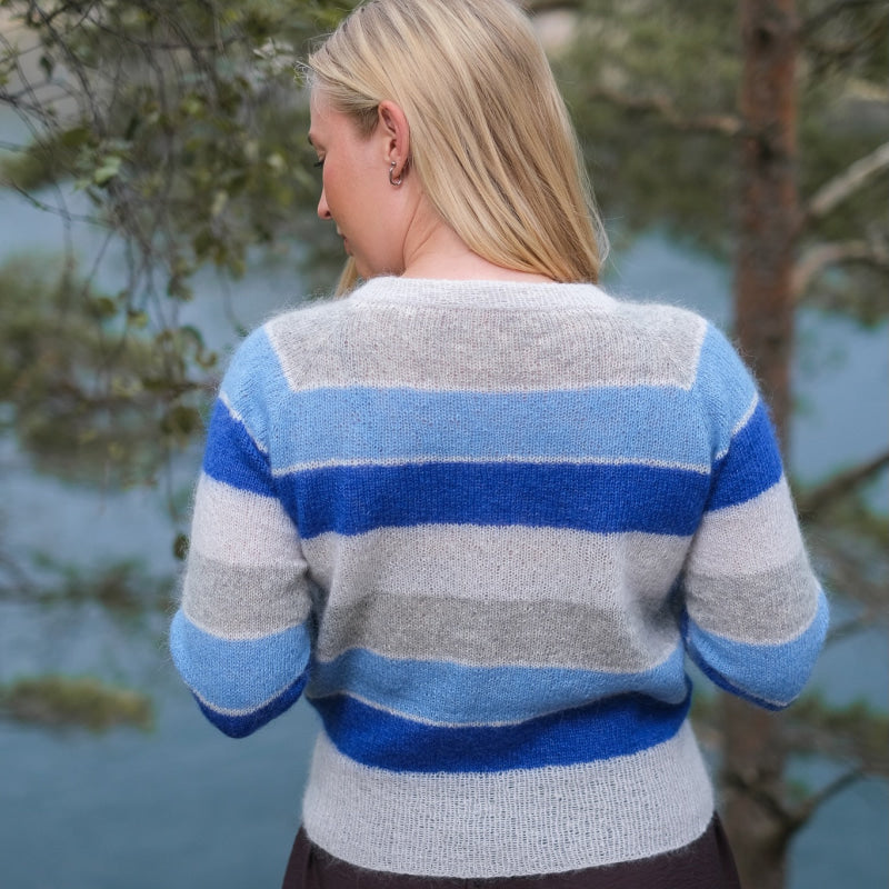 Strikk The Look: Tvist-genser kongeblå