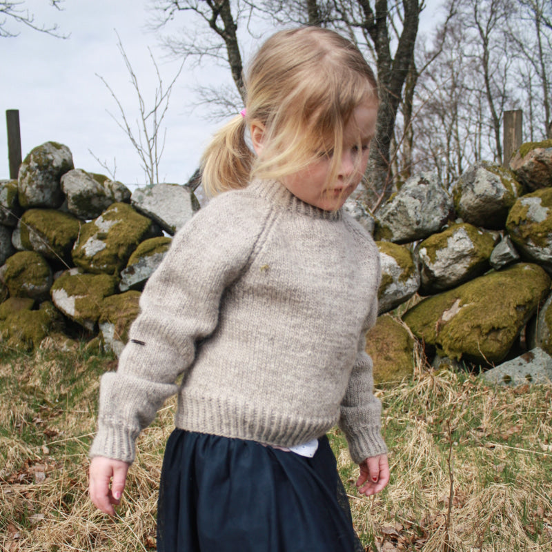 Strikk The Look: Ultimate-genser beige