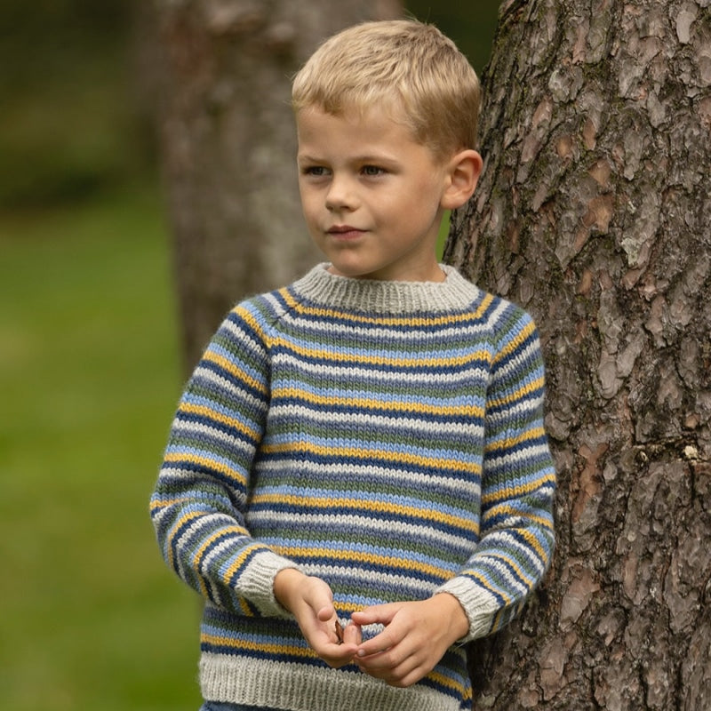 Strikk The Look: Ulvar-genser, perlegrå