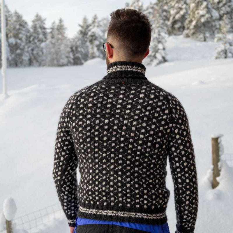 strikk The Look: Unisex islender-genser koks