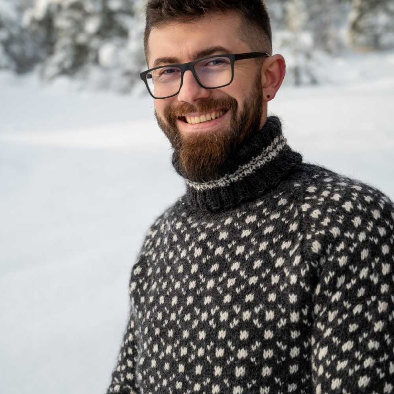 strikk The Look: Unisex islender-genser koks