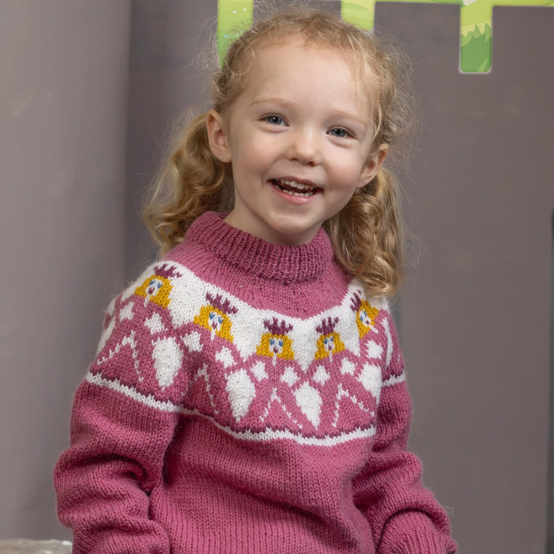 Strikk The Look: Vanessa-genser rosa