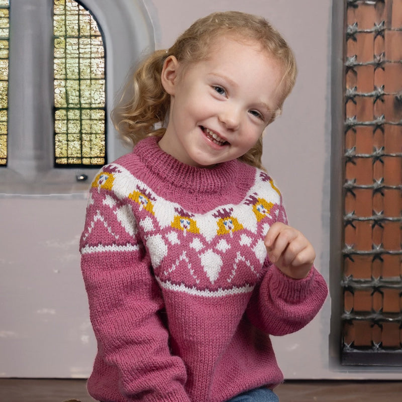 Strikk The Look: Vanessa-genser rosa