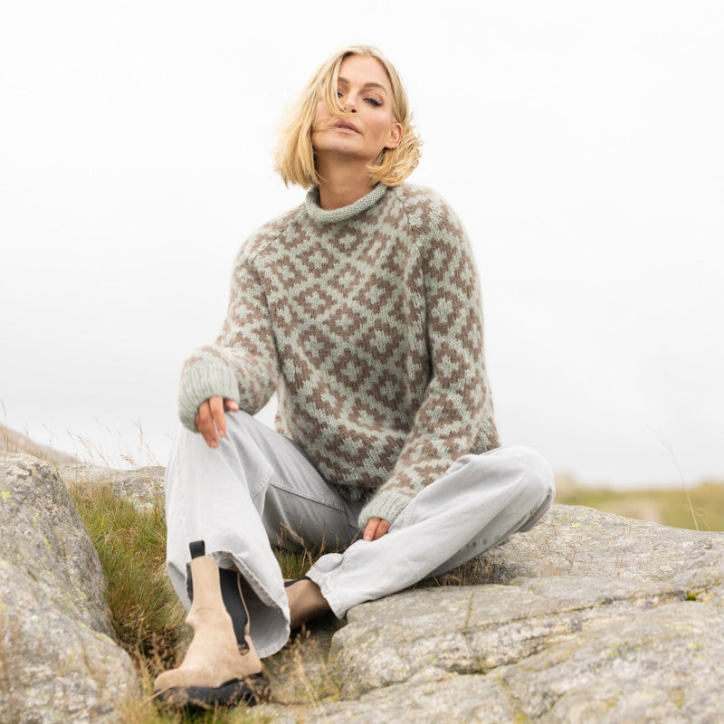 Strikk The Look: Veslemøy-genser grønn