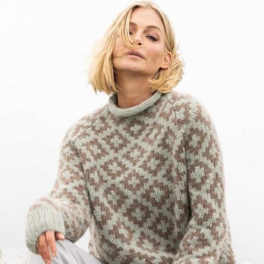 Strikk The Look: Veslemøy-genser grønn