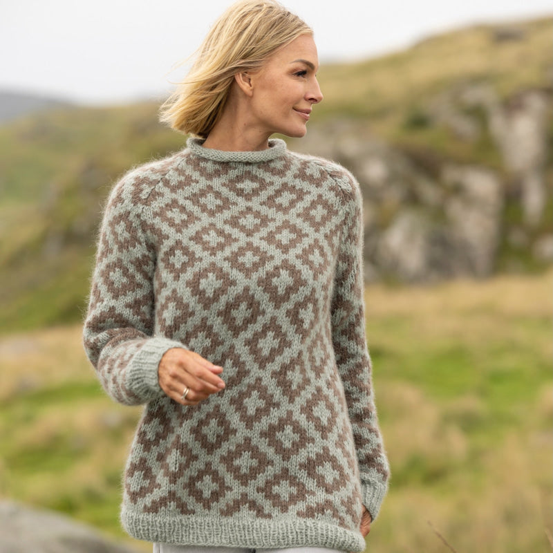 Strikk The Look: Veslemøy-genser grønn