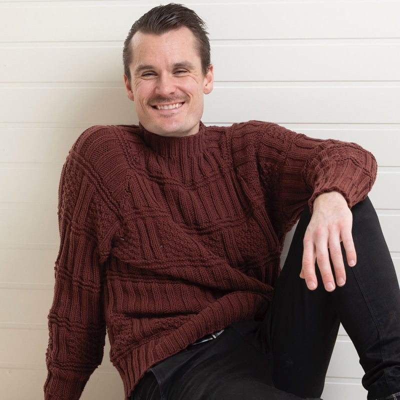 Strikk The Look: Vier genser rødbrun