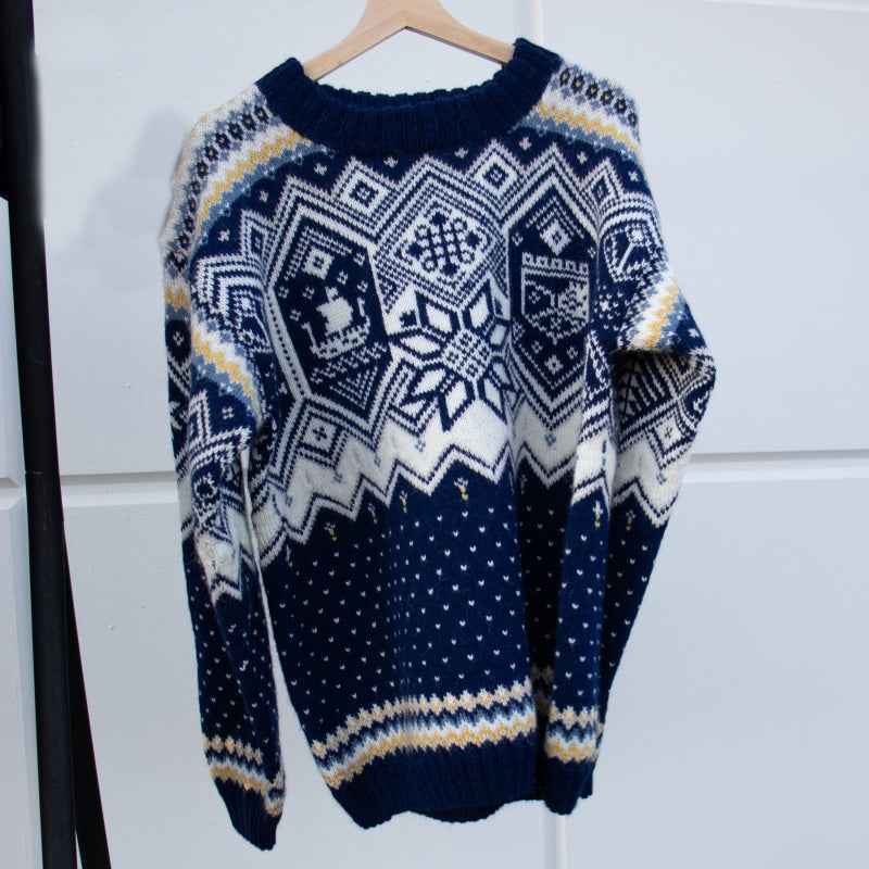 Strikk The Look: VM-genseren Trondheim 2025, sterk, marine original