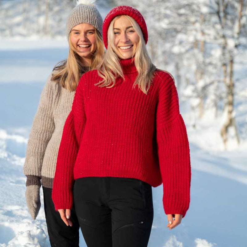Strikk The Look: Ylfa-genser rød