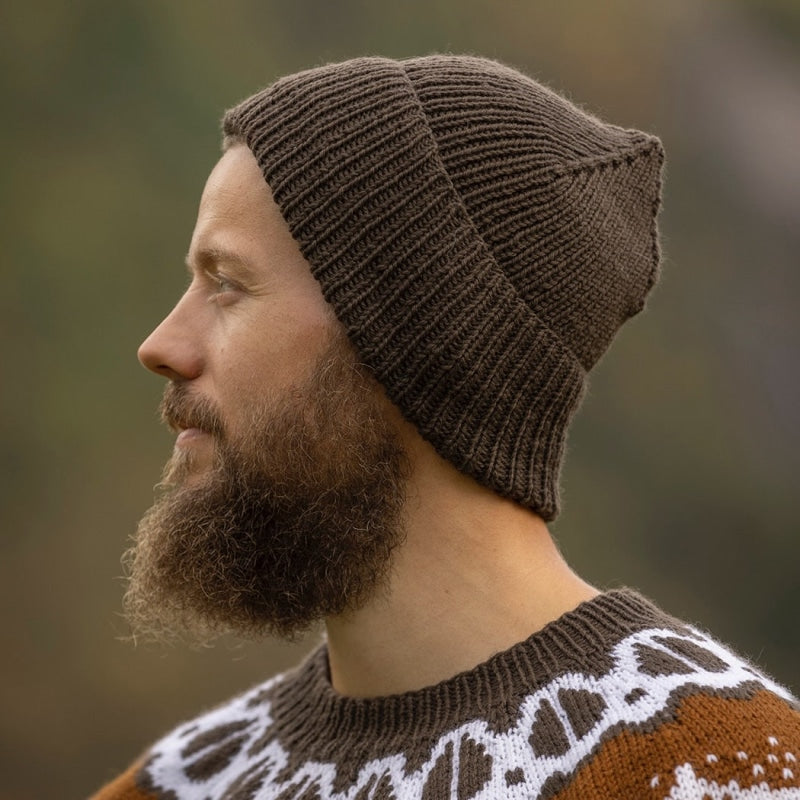 Strikk The Look: Njord-lue brun