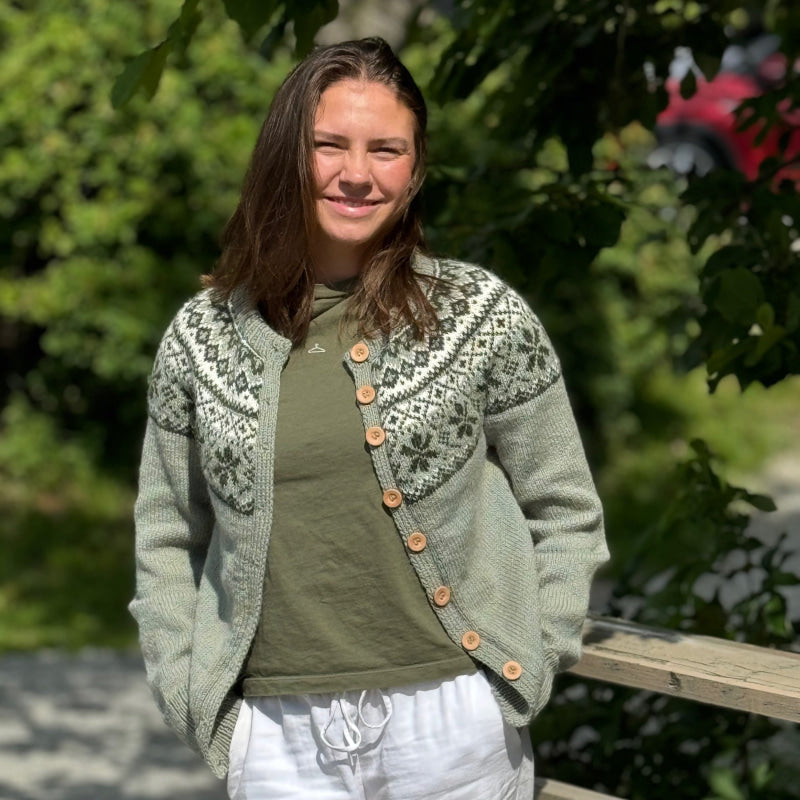 Strikk The Look: Ida-jakke teblad