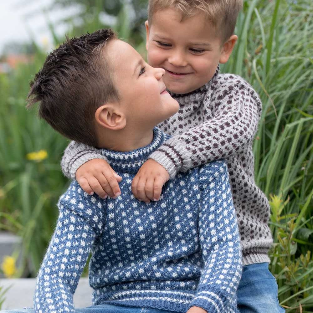 Strikk The Look: Islender blå