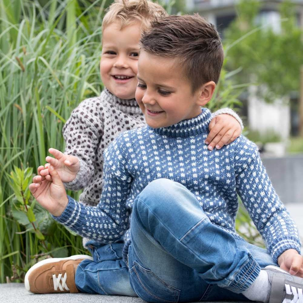 Strikk The Look: Islender blå