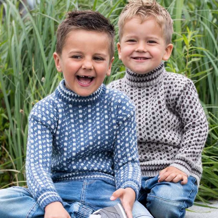 Strikk The Look: Islender blå