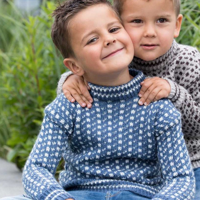 Strikk The Look: Islender blå