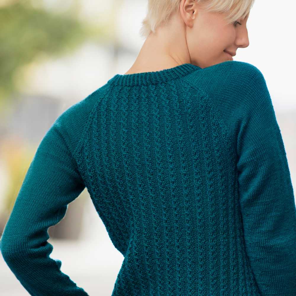 Strikk The Look: Augusta-genser petrol