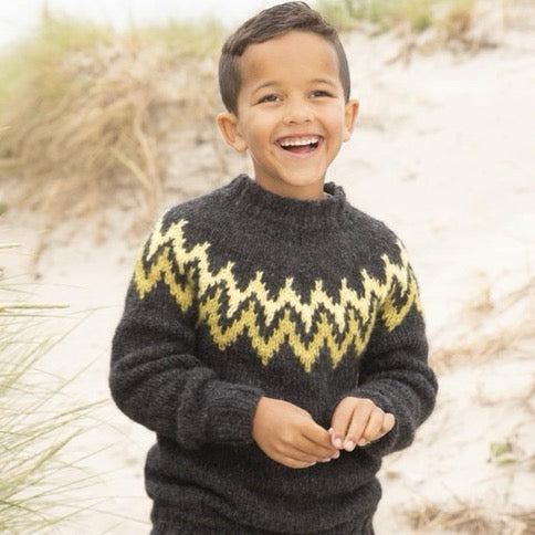 Strikk The Look: Smul- genser barn koks