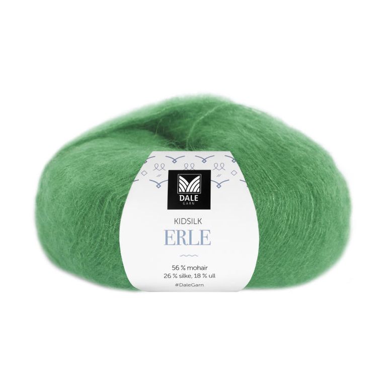 Strikk The Look: Misty-jumper grønn 3/4 erm