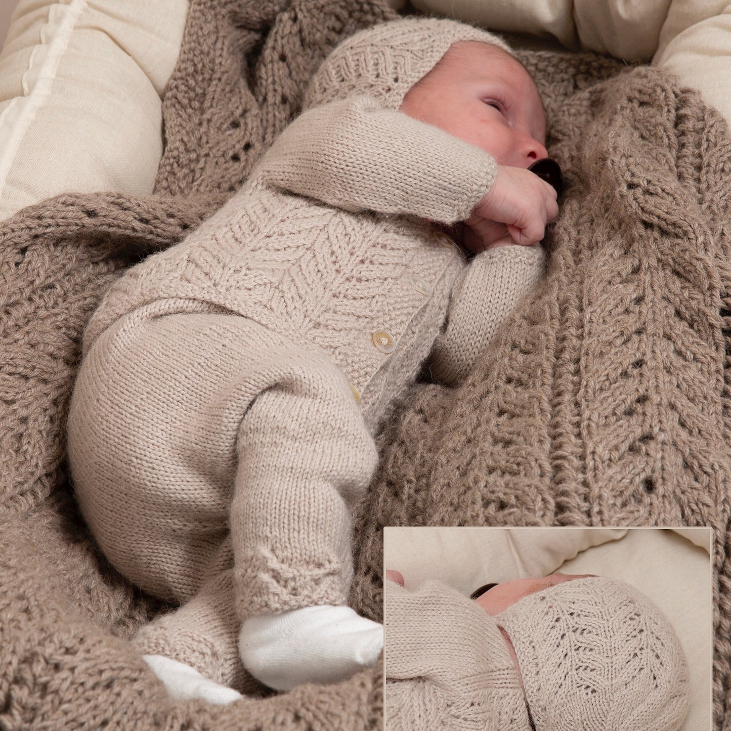 Strikk The Look: Myrtell-sett sand