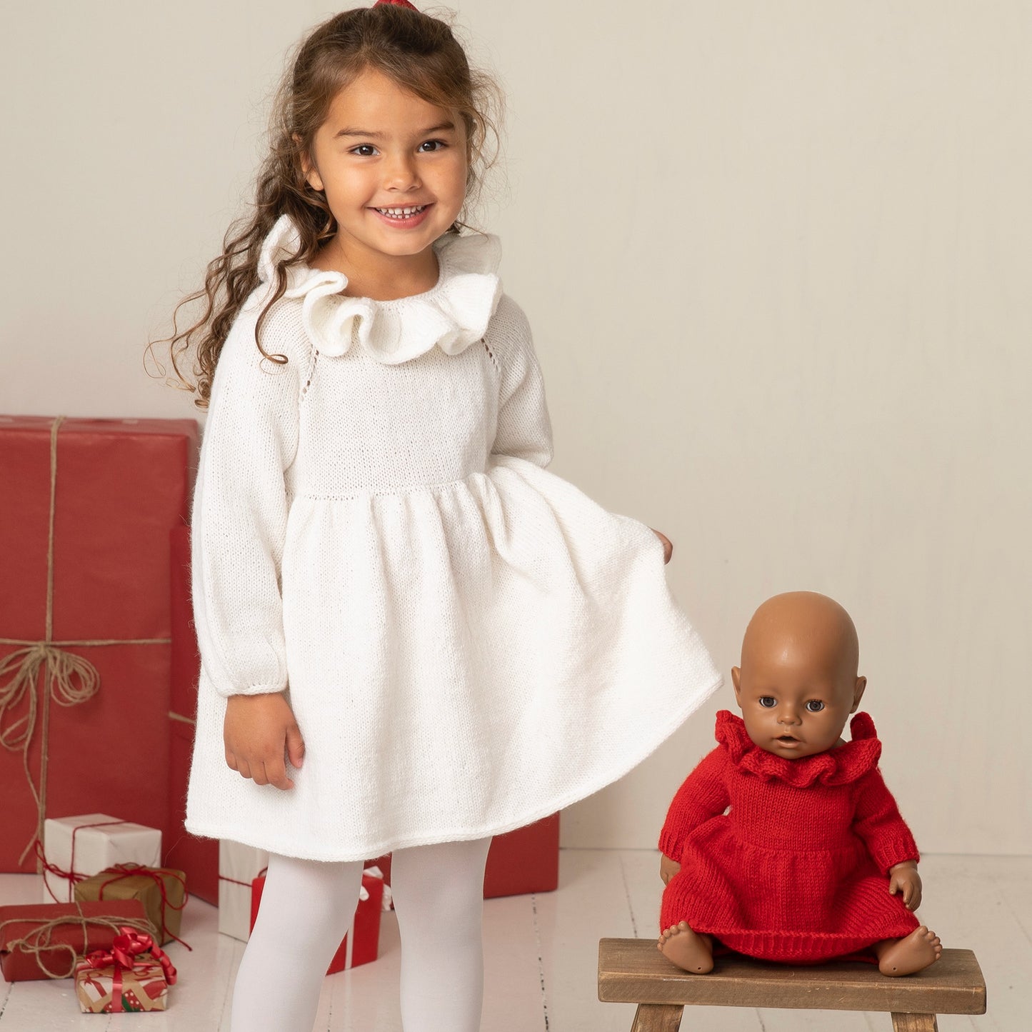 Strikk The Look: Otelie-kjole hvit