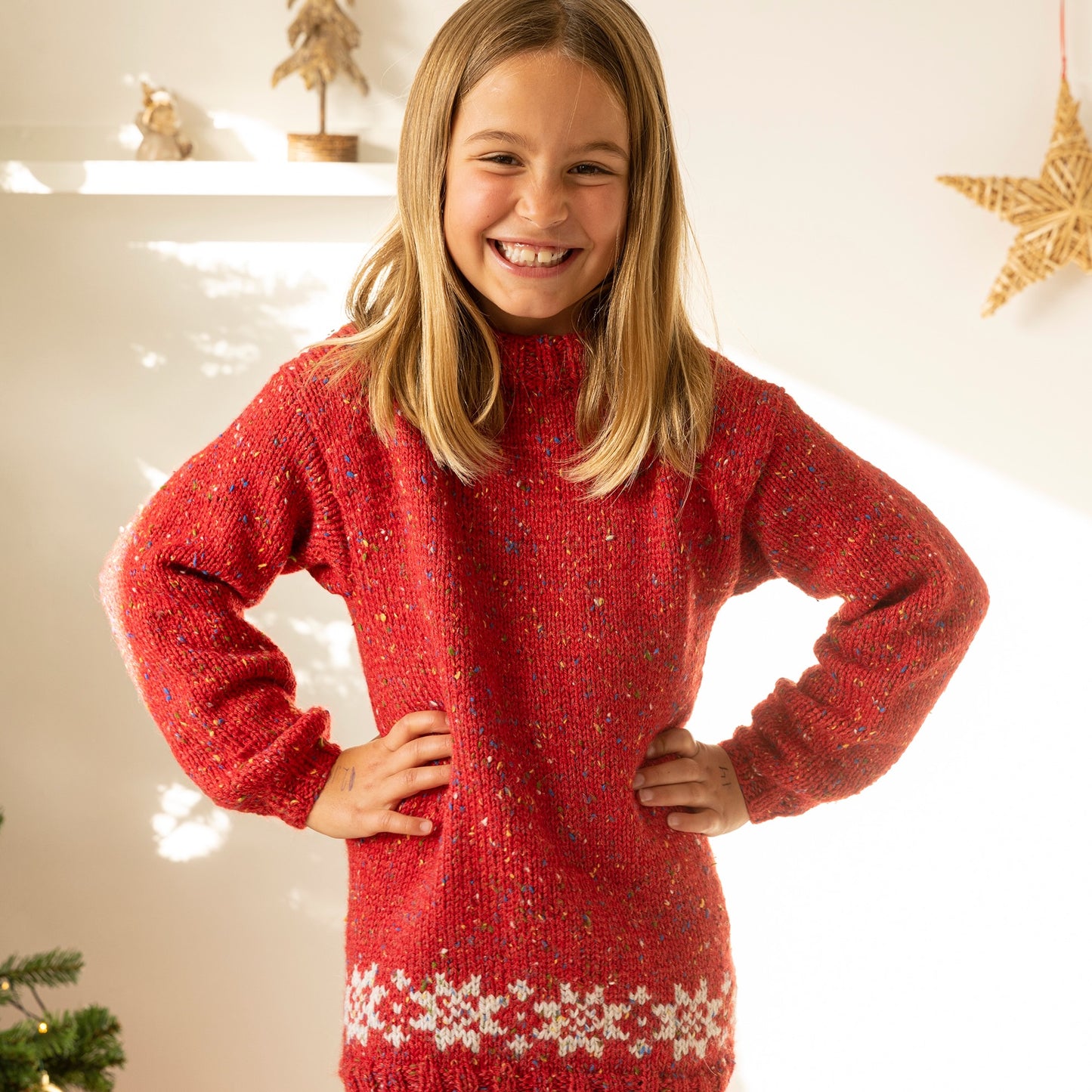 Strikk The Look: Snøflak-genser